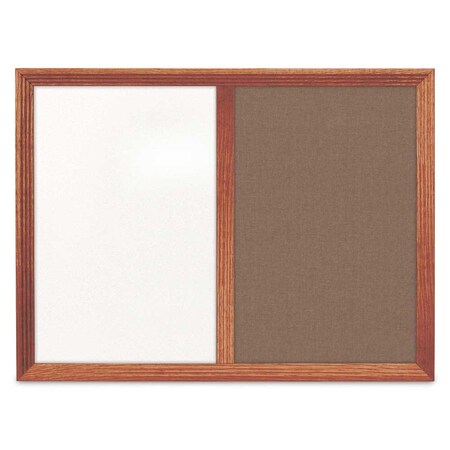 Enclosed Corkboard,1 Door,18x24,4 Fra